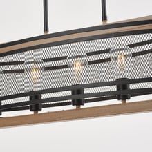 Caldwell Wood & Iron 5 Light Pendant